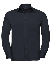 Men`s Sleeve Classic Polycotton Poplin Shirt